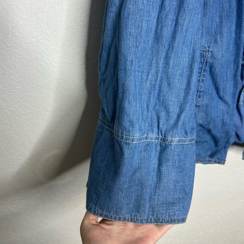 Free People denim top - Picture 6 of 8